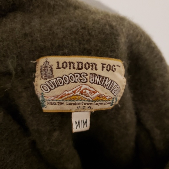 LONDON FOG Dark Green Wool Sweater - Picture 5 of 6